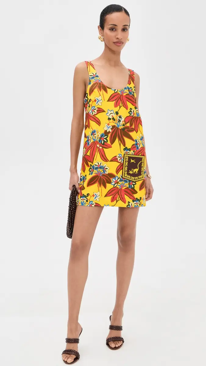 ALÉMAIS Leo Embroidered Mini Dress Multi | Thumbnail 5 ALÉMAIS Leo Embroidered Mini Dress Multi | Thumbnail 5