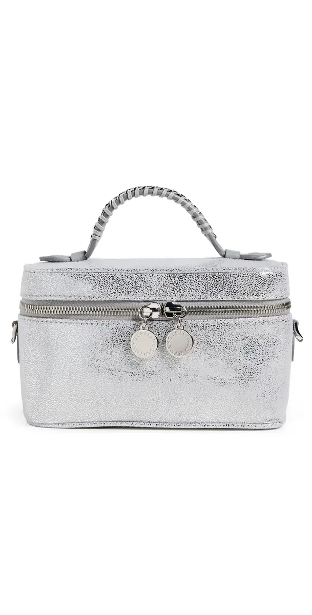 Stella McCartney Falabella Vanity Case Bag Silver One Size | Image 1 Stella McCartney Falabella Vanity Case Bag Silver One Size | Image 1