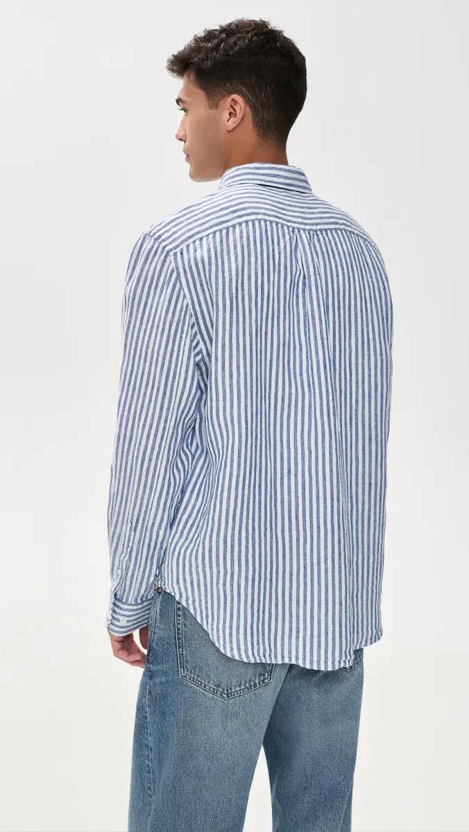 Madewell Long Sleeve Linen Top | Thumbnail 3 Madewell Long Sleeve Linen Top | Thumbnail 3