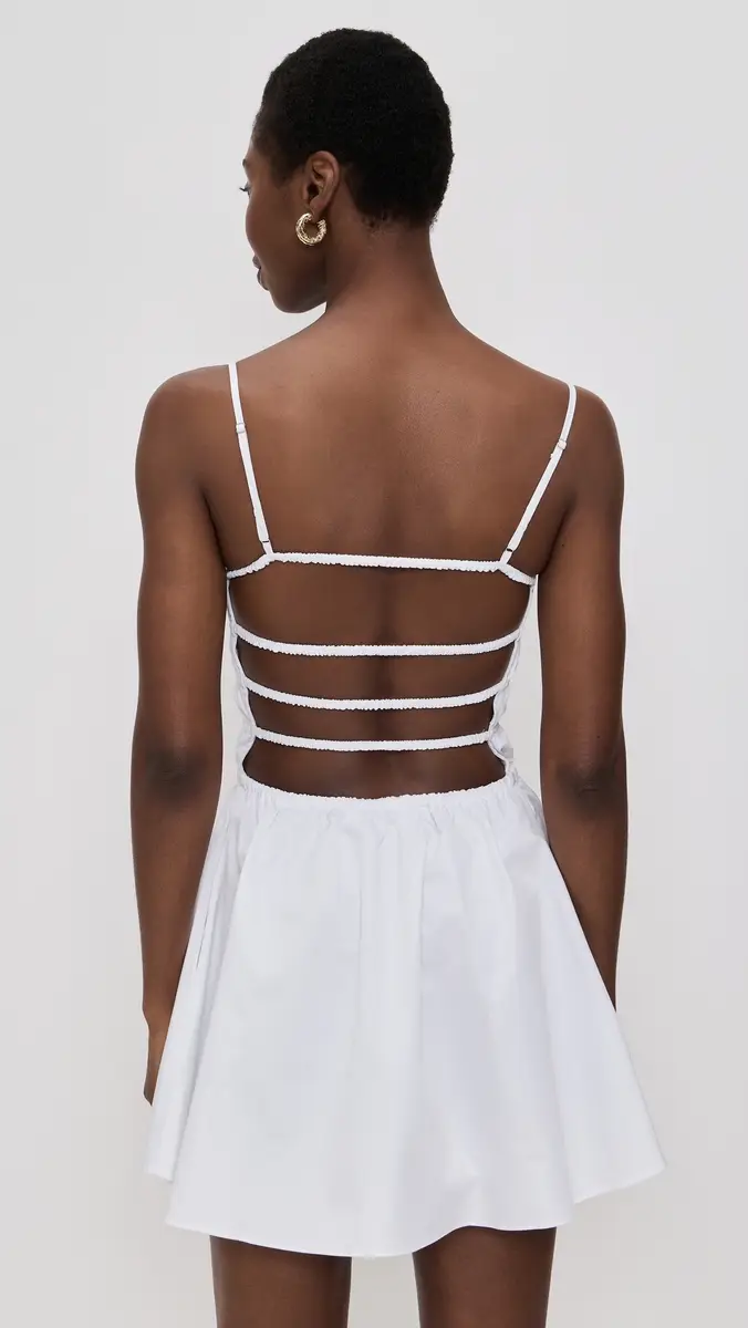Solid & Striped The Mini Delta Dress Optic White | Thumbnail 3 Solid & Striped The Mini Delta Dress Optic White | Thumbnail 3