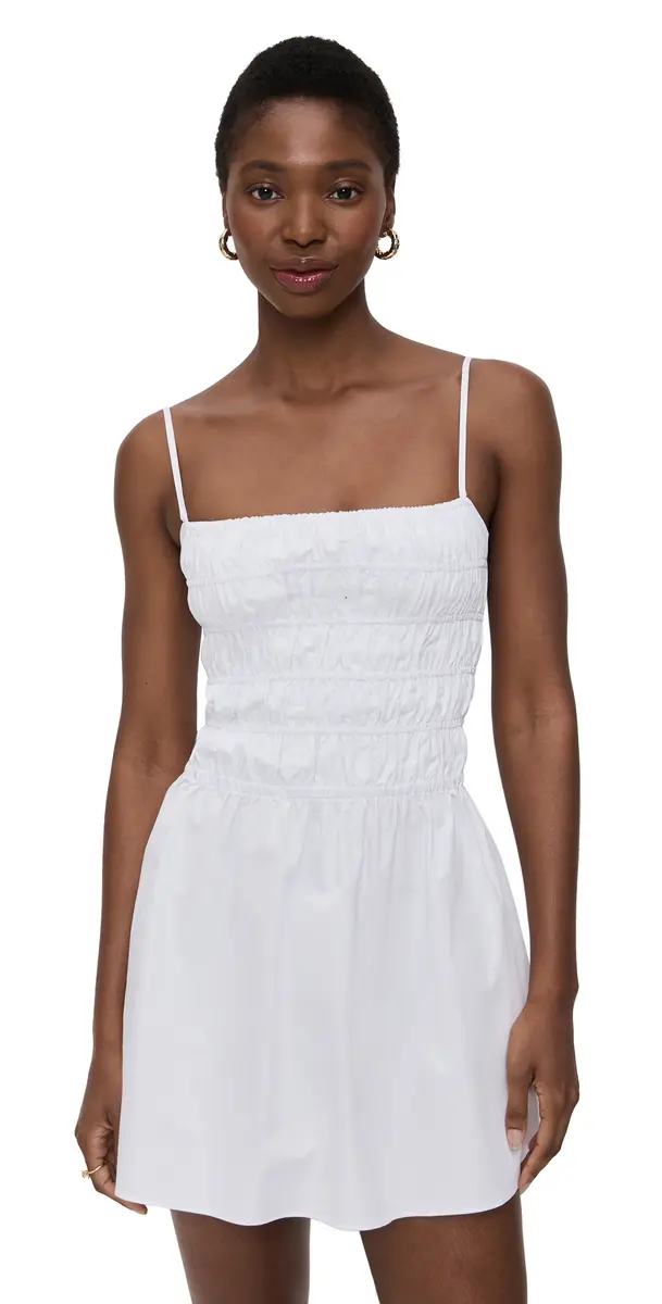 Solid & Striped The Mini Delta Dress Optic White | Image 1 Solid & Striped The Mini Delta Dress Optic White | Image 1