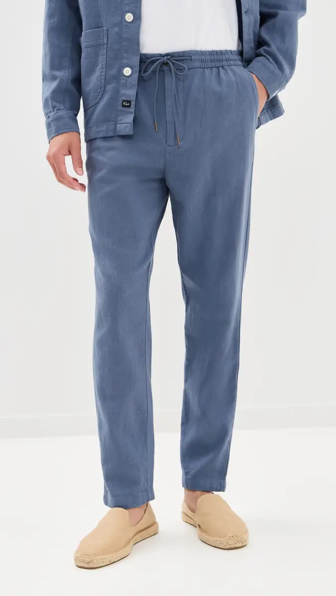 RAILS Callum Drawstring Pants Washed Blue | Thumbnail 2