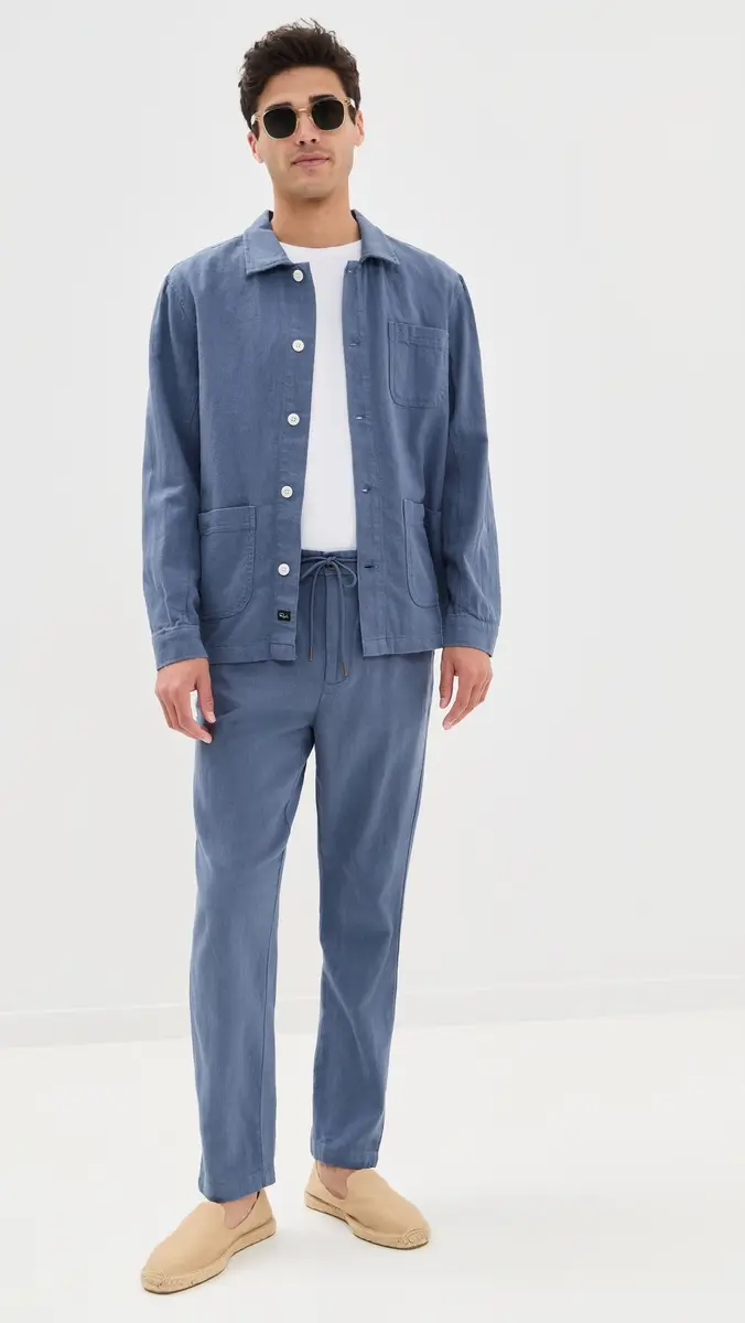 RAILS Callum Drawstring Pants Washed Blue | Thumbnail 5