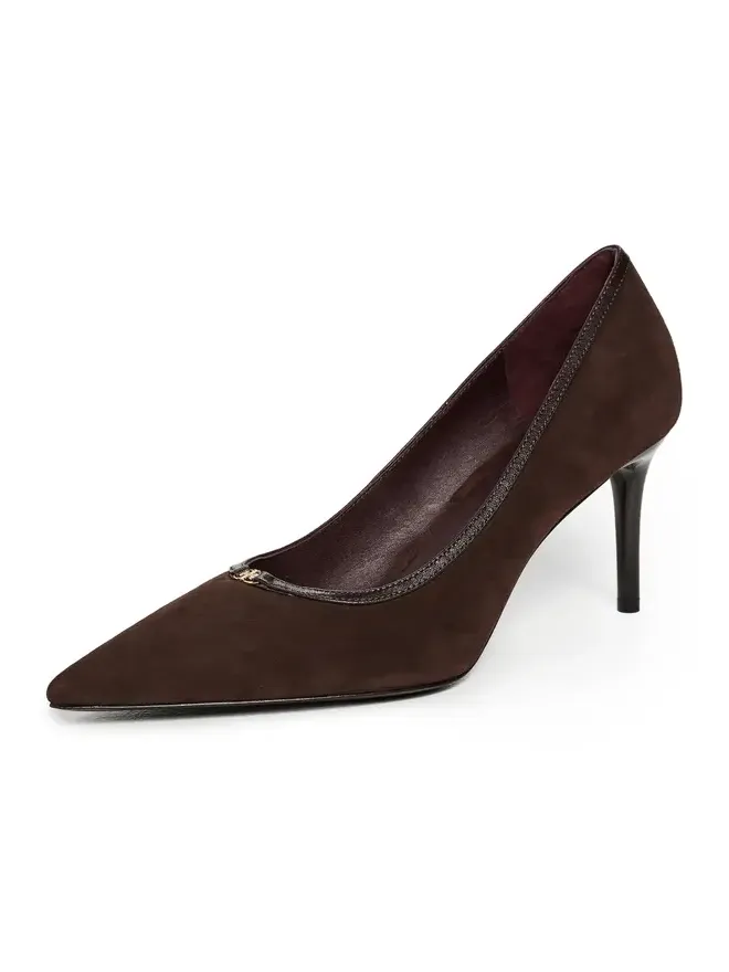 Double T Buckle Pumps 80mm
