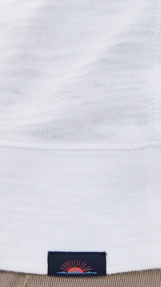 Faherty Sunwashed Slub Hoodie White | Thumbnail 6