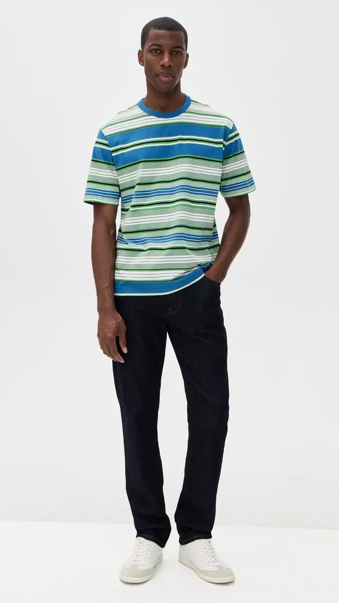 PS Paul Smith Casual Fit Short Sleeve T-Shirt Cobalt Blue | Thumbnail 5 PS Paul Smith Casual Fit Short Sleeve T-Shirt Cobalt Blue | Thumbnail 5