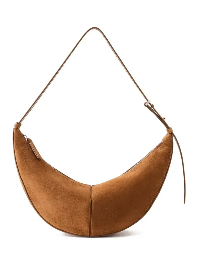Proenza Schouler Slide Bag in Soft Suede Saddle
