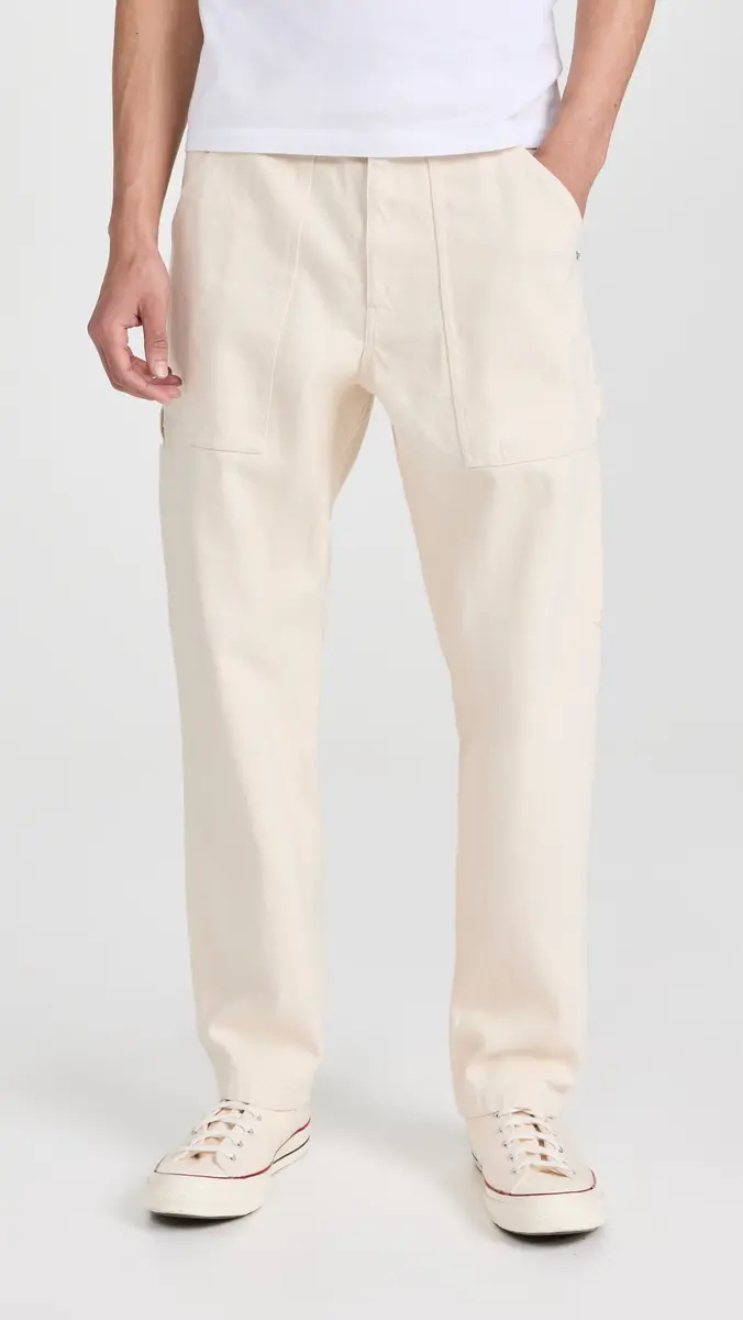Alex Mill Painter Pants In Recycled Denim Natural | Thumbnail 2 Alex Mill Painter Pants In Recycled Denim Natural | Thumbnail 2