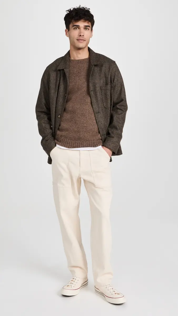 Alex Mill Painter Pants In Recycled Denim Natural | Thumbnail 5 Alex Mill Painter Pants In Recycled Denim Natural | Thumbnail 5