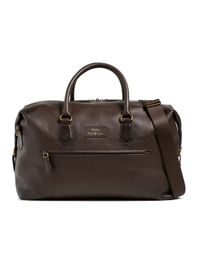 Pebble Leather Duffel Bag