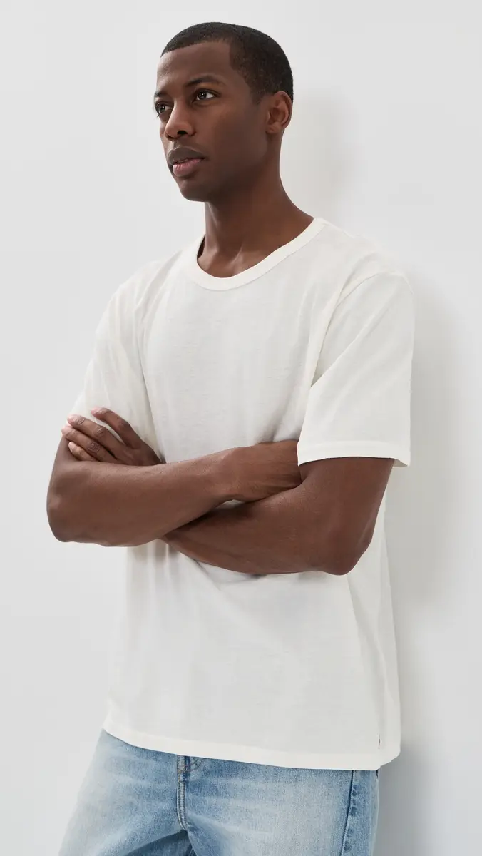 Marine Layer Relaxed Hemp Cotton Tee | Thumbnail 2 Marine Layer Relaxed Hemp Cotton Tee | Thumbnail 2