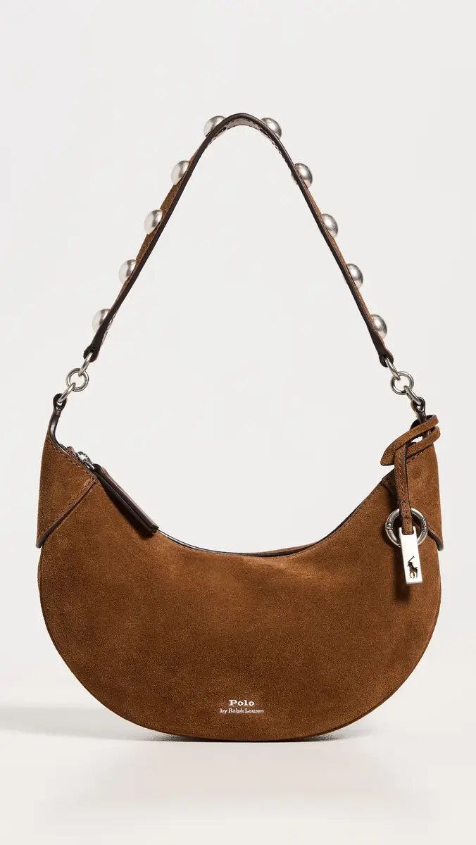 Polo Ralph Lauren Polo I. D. Suede Mini Studded Bag Cinnamon One Size | Thumbnail 2 Polo Ralph Lauren Polo I. D. Suede Mini Studded Bag Cinnamon One Size | Thumbnail 2