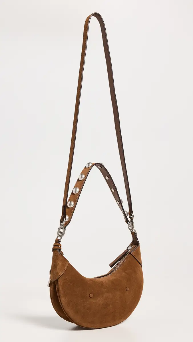 Polo Ralph Lauren Polo I. D. Suede Mini Studded Bag Cinnamon One Size | Thumbnail 4 Polo Ralph Lauren Polo I. D. Suede Mini Studded Bag Cinnamon One Size | Thumbnail 4
