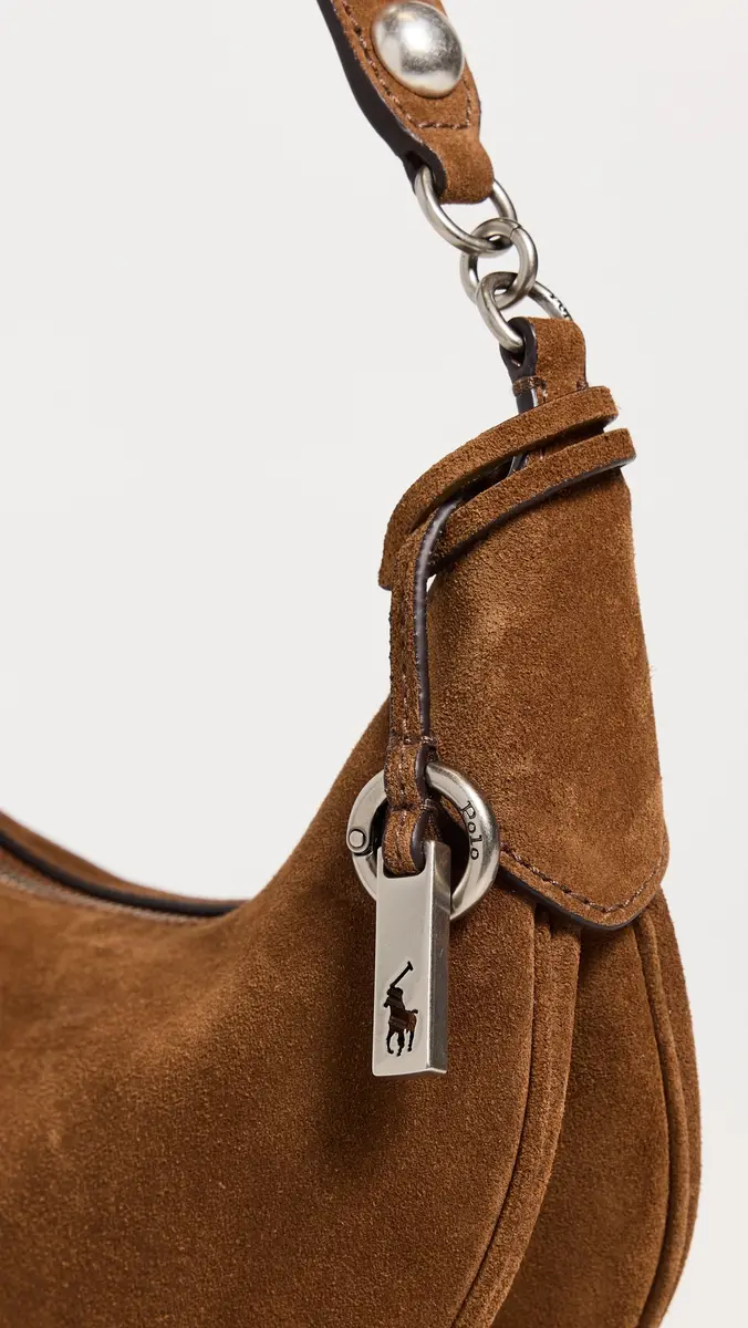 Polo Ralph Lauren Polo I. D. Suede Mini Studded Bag Cinnamon One Size | Thumbnail 5 Polo Ralph Lauren Polo I. D. Suede Mini Studded Bag Cinnamon One Size | Thumbnail 5