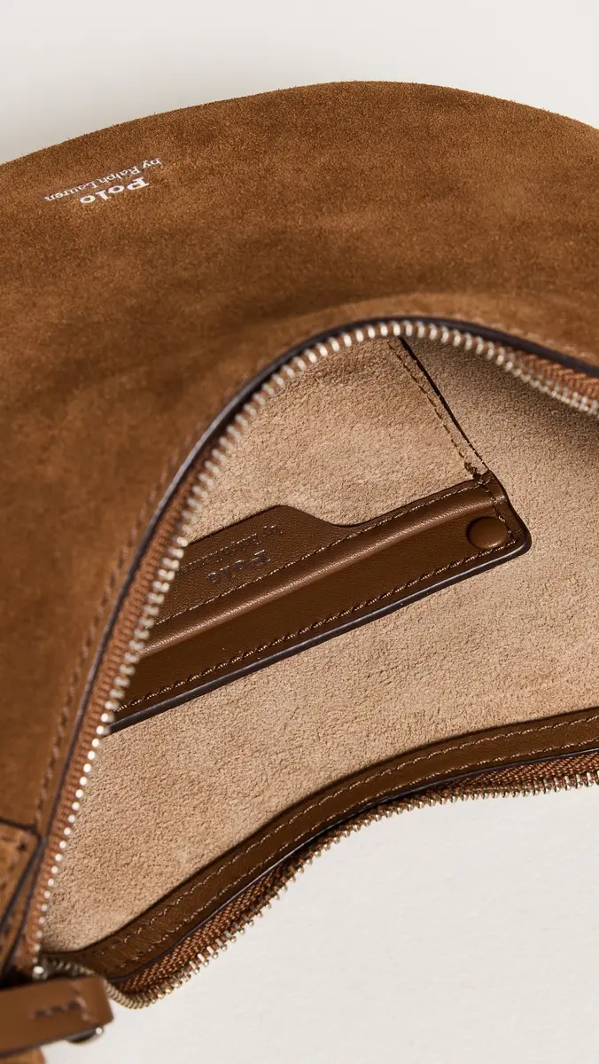 Polo Ralph Lauren Polo I. D. Suede Mini Studded Bag Cinnamon One Size | Thumbnail 6 Polo Ralph Lauren Polo I. D. Suede Mini Studded Bag Cinnamon One Size | Thumbnail 6