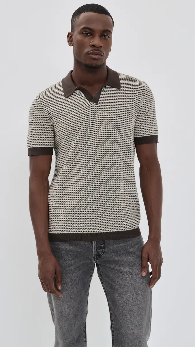 RAILS Hayden Polo Olive Oat Ripple | Thumbnail 2 RAILS Hayden Polo Olive Oat Ripple | Thumbnail 2