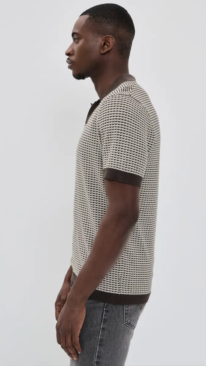 RAILS Hayden Polo Olive Oat Ripple | Thumbnail 4 RAILS Hayden Polo Olive Oat Ripple | Thumbnail 4