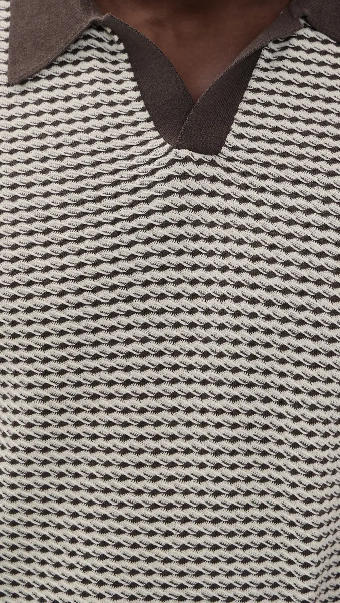 RAILS Hayden Polo Olive Oat Ripple | Thumbnail 6 RAILS Hayden Polo Olive Oat Ripple | Thumbnail 6