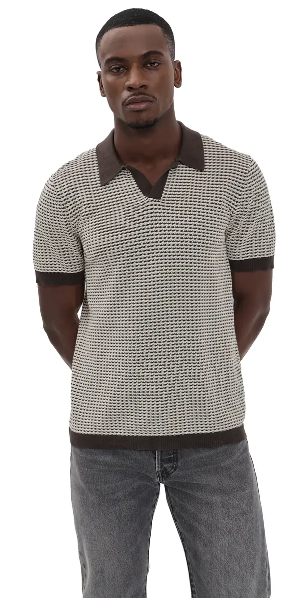 Hayden Polo Olive Oat Ripple Hayden Polo Olive Oat Ripple