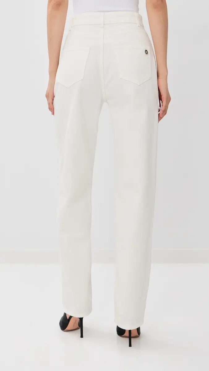 AREA Crystal Fray Slit Jeans | Thumbnail 4 AREA Crystal Fray Slit Jeans | Thumbnail 4
