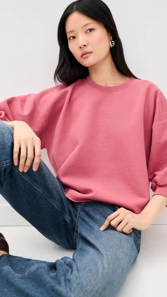 Rachel Comey Fond Sweatshirt Rosebud | Thumbnail 2 Rachel Comey Fond Sweatshirt Rosebud | Thumbnail 2