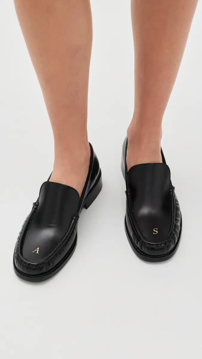 Acne Studios Boafer Light Loafers Black | Thumbnail 4