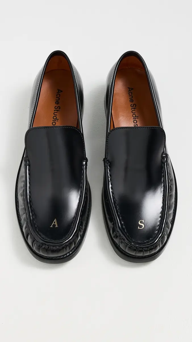 Acne Studios Boafer Light Loafers Black | Thumbnail 6