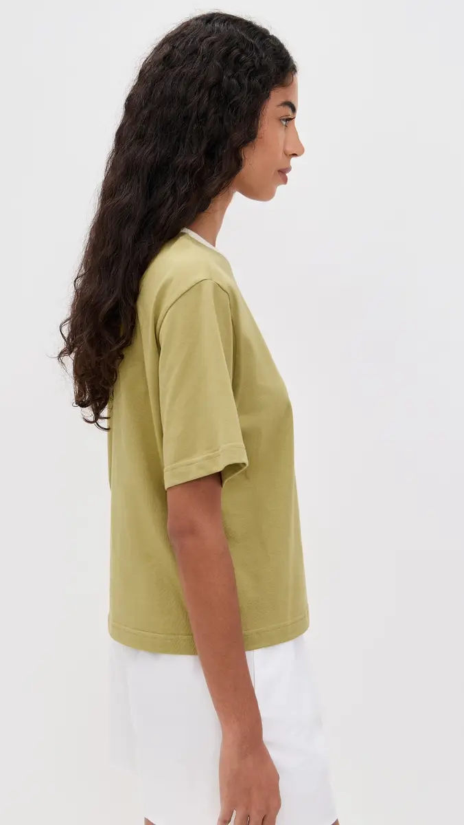 LE BOP Rory Ringer Tee Olive Green | Thumbnail 4 LE BOP Rory Ringer Tee Olive Green | Thumbnail 4