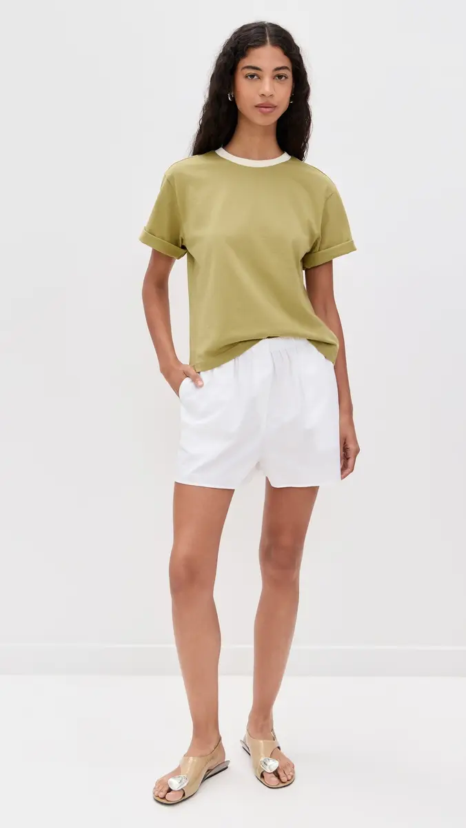 LE BOP Rory Ringer Tee Olive Green | Thumbnail 5 LE BOP Rory Ringer Tee Olive Green | Thumbnail 5