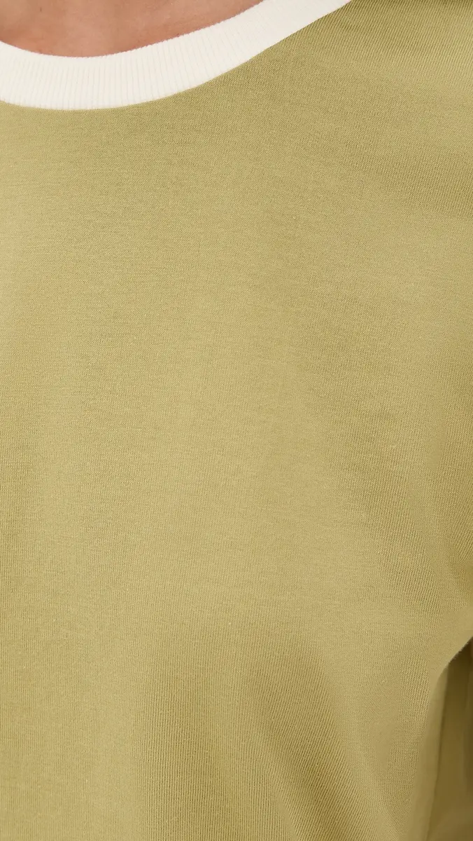 LE BOP Rory Ringer Tee Olive Green | Thumbnail 6 LE BOP Rory Ringer Tee Olive Green | Thumbnail 6