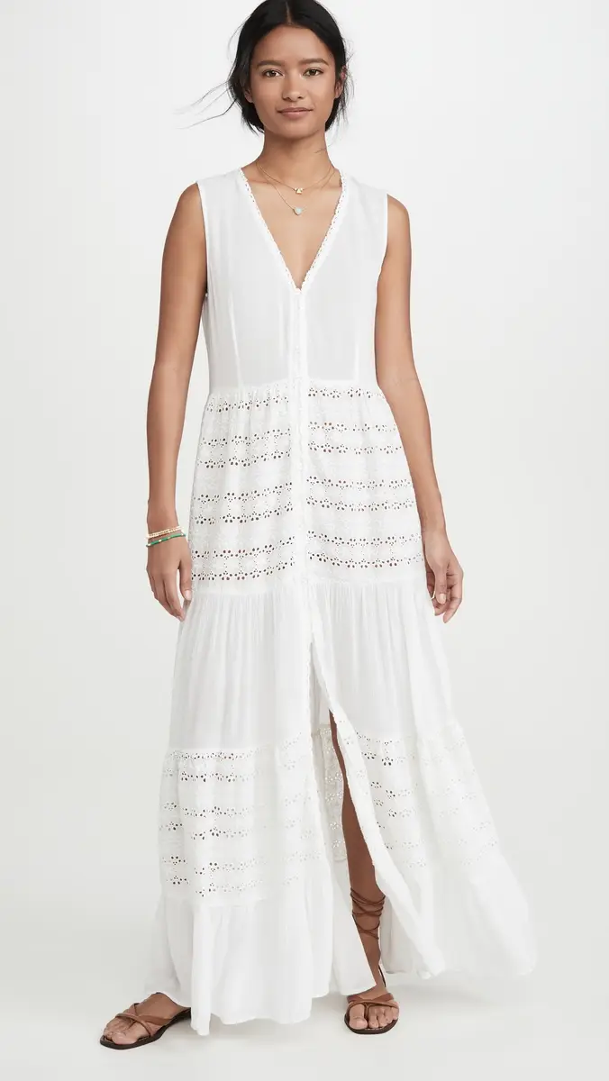 Playa Lucila Eyelet Maxi Dress | Thumbnail 2