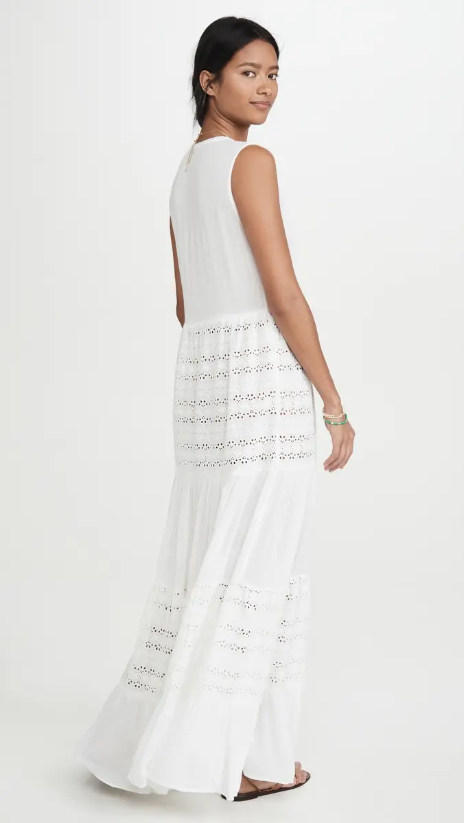 Playa Lucila Eyelet Maxi Dress | Thumbnail 3