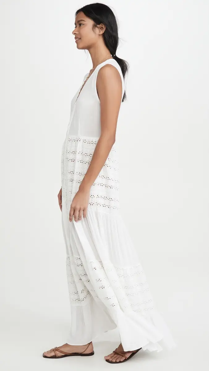 Playa Lucila Eyelet Maxi Dress | Thumbnail 4