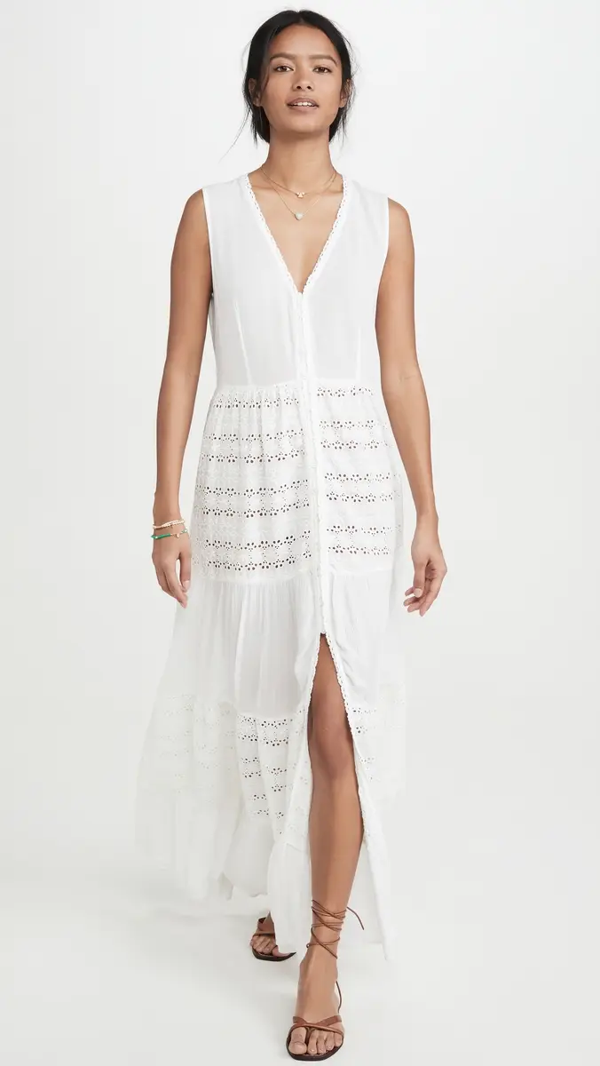 Playa Lucila Eyelet Maxi Dress | Thumbnail 5
