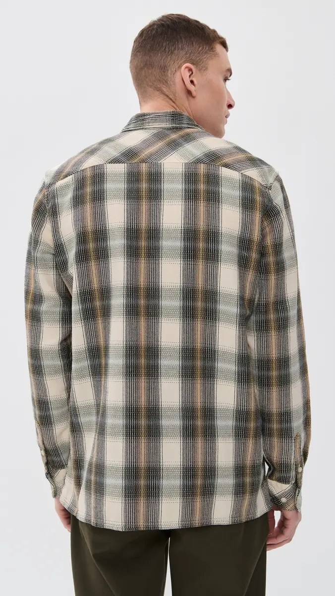 Barbour Hawthorn Checked Relaxed Shirt Whisper White | Thumbnail 3 Barbour Hawthorn Checked Relaxed Shirt Whisper White | Thumbnail 3