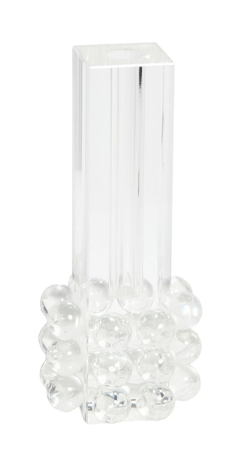 Tizo Design Crystal Glass Bubble Bud Vase
