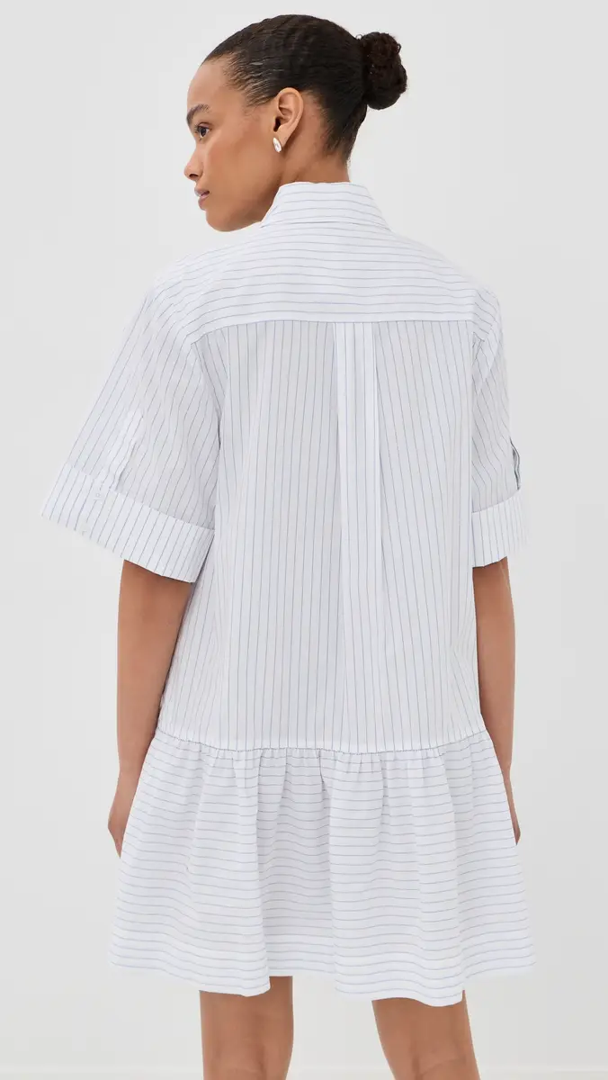 Simkhai Cris Button Up Shirt Dress | Thumbnail 3 Simkhai Cris Button Up Shirt Dress | Thumbnail 3