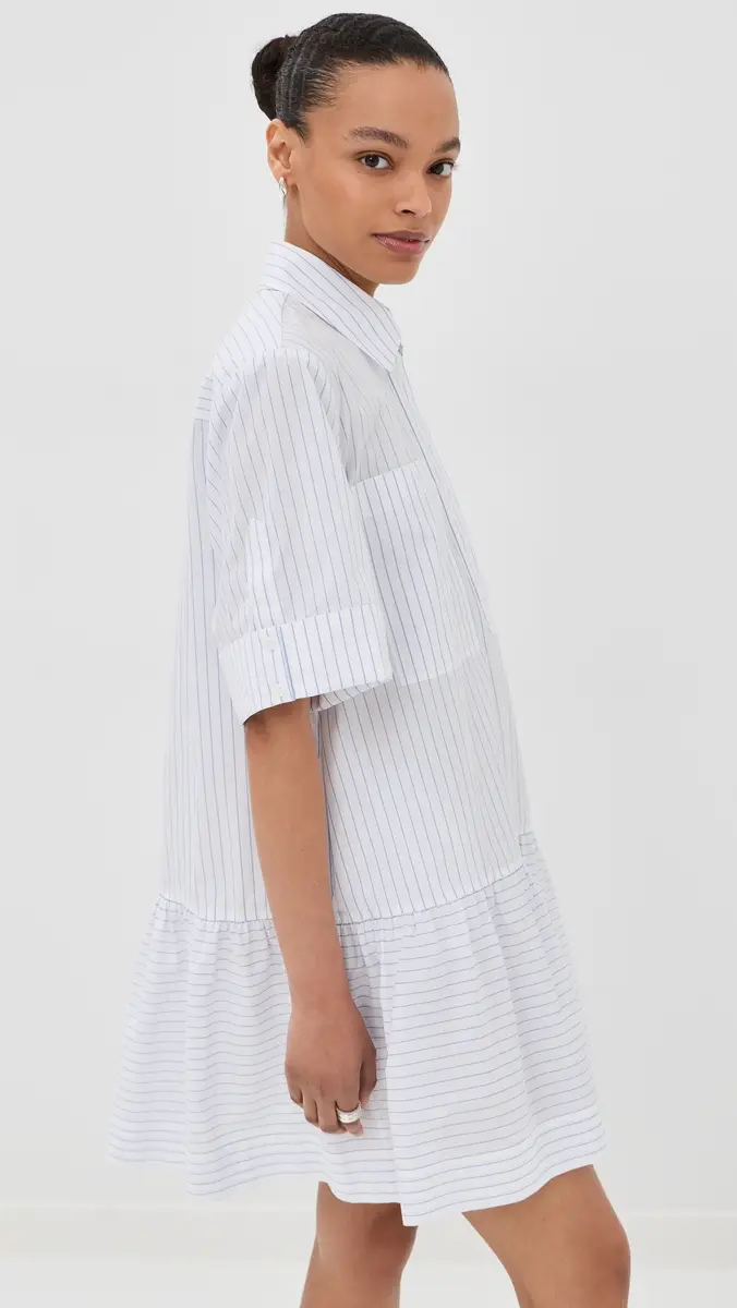 Simkhai Cris Button Up Shirt Dress | Thumbnail 4 Simkhai Cris Button Up Shirt Dress | Thumbnail 4
