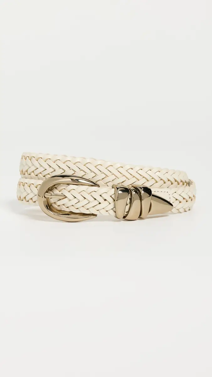 Madewell Woven Triple Metal Keeper Belt Vintage | Thumbnail 2