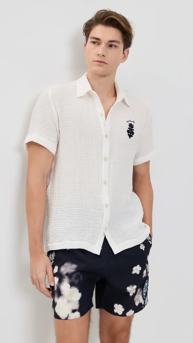 Agua Bendita Jack Embroidered Shirt Multicolor | Thumbnail 2