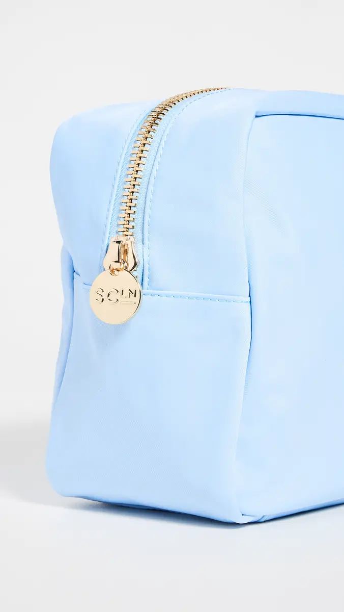 Stoney Clover Lane Classic Large Pouch Periwinkle One Size | Thumbnail 4 Stoney Clover Lane Classic Large Pouch Periwinkle One Size | Thumbnail 4
