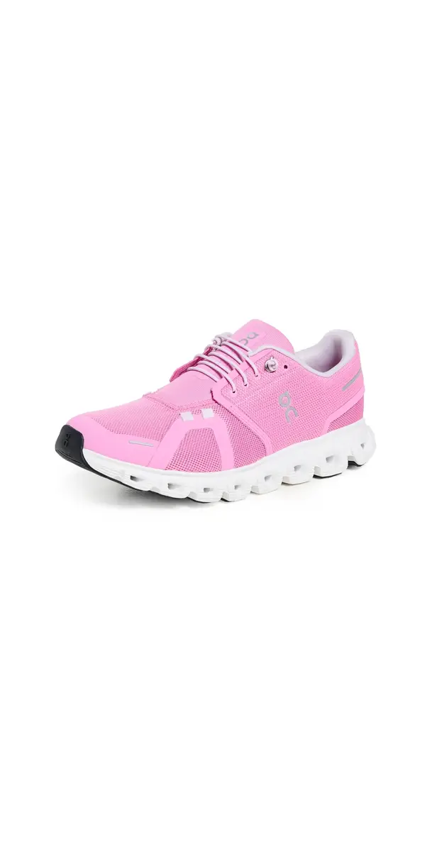 On Cloud Sneakers Raspberry/White | Image 1 On Cloud Sneakers Raspberry/White | Image 1