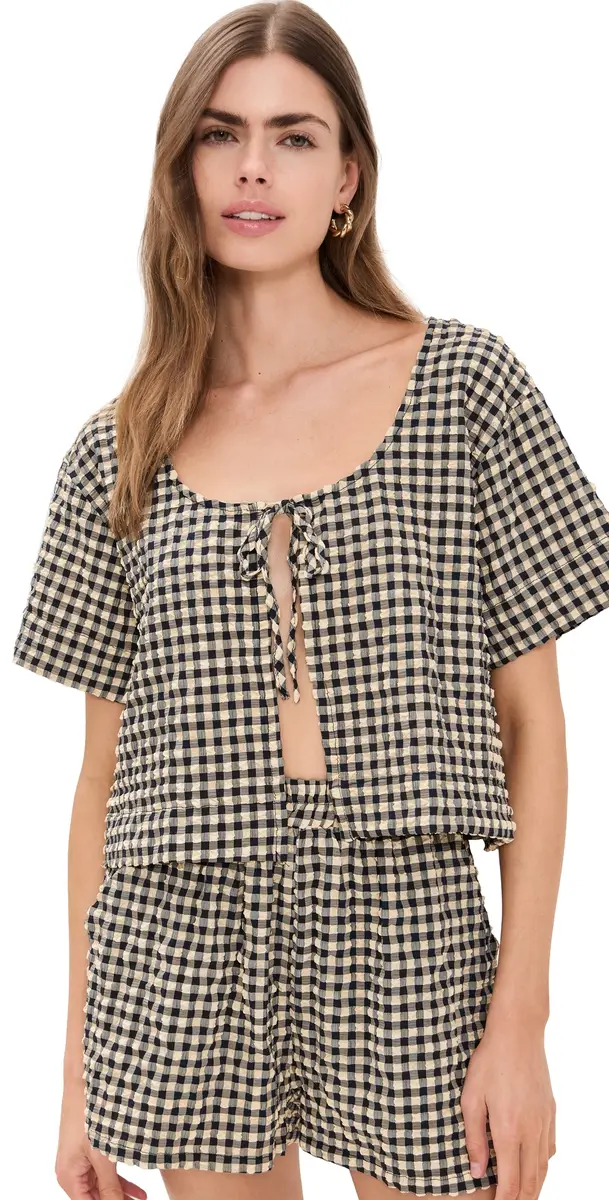 VRG GRL The ea & I mock Top Multi | Image 1 VRG GRL The ea & I mock Top Multi | Image 1