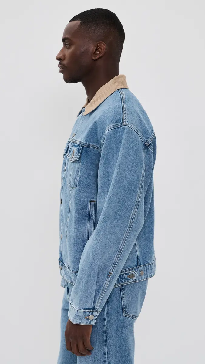 NN07 Roy Denim Jacket Vintage Blue | Thumbnail 4