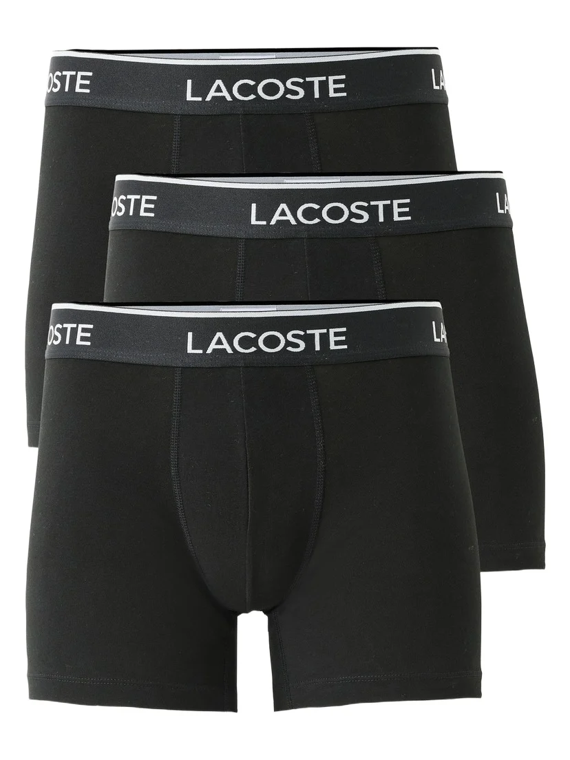 Lacoste Cotton Stretch Jersey Boxer Briefs 3 Pack