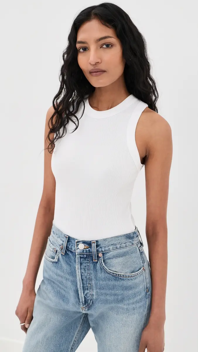 AGOLDE Leigh Ribbed Tank | Thumbnail 2 AGOLDE Leigh Ribbed Tank | Thumbnail 2