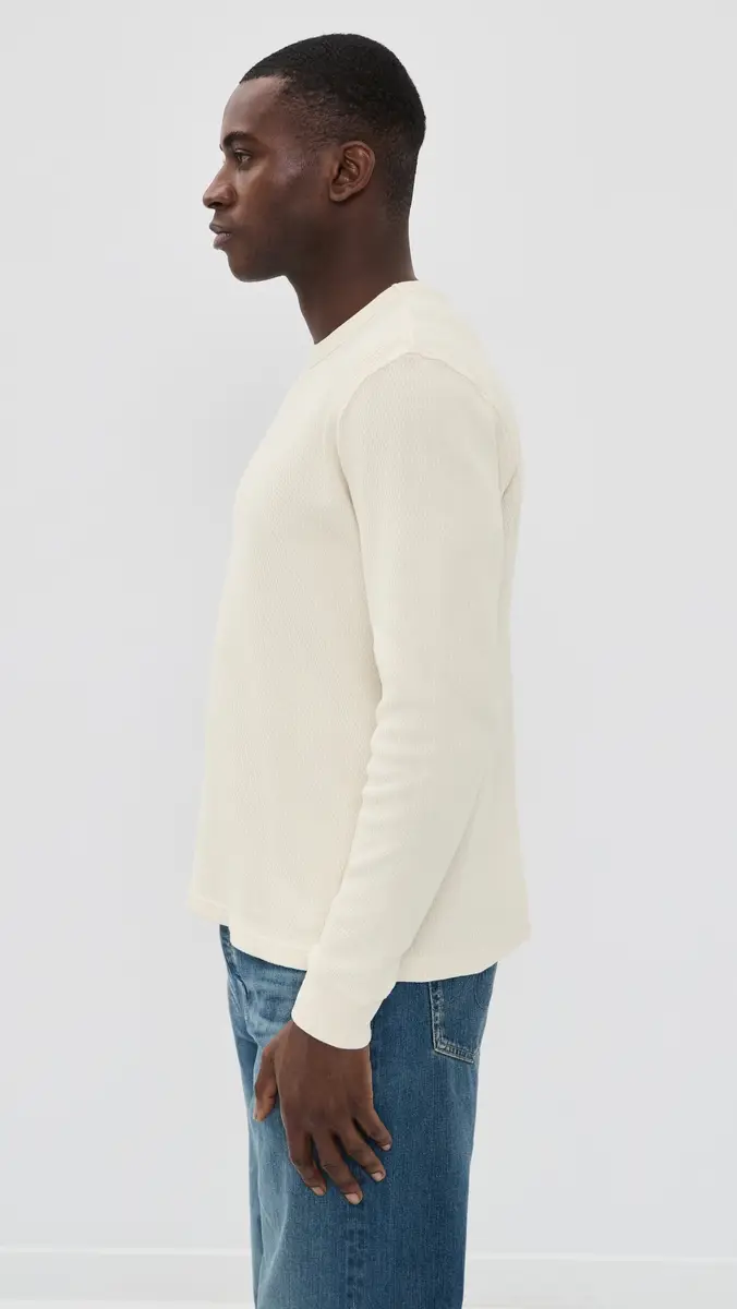 Citizens of Humanity Waffle Crewneck Tee | Thumbnail 4 Citizens of Humanity Waffle Crewneck Tee | Thumbnail 4