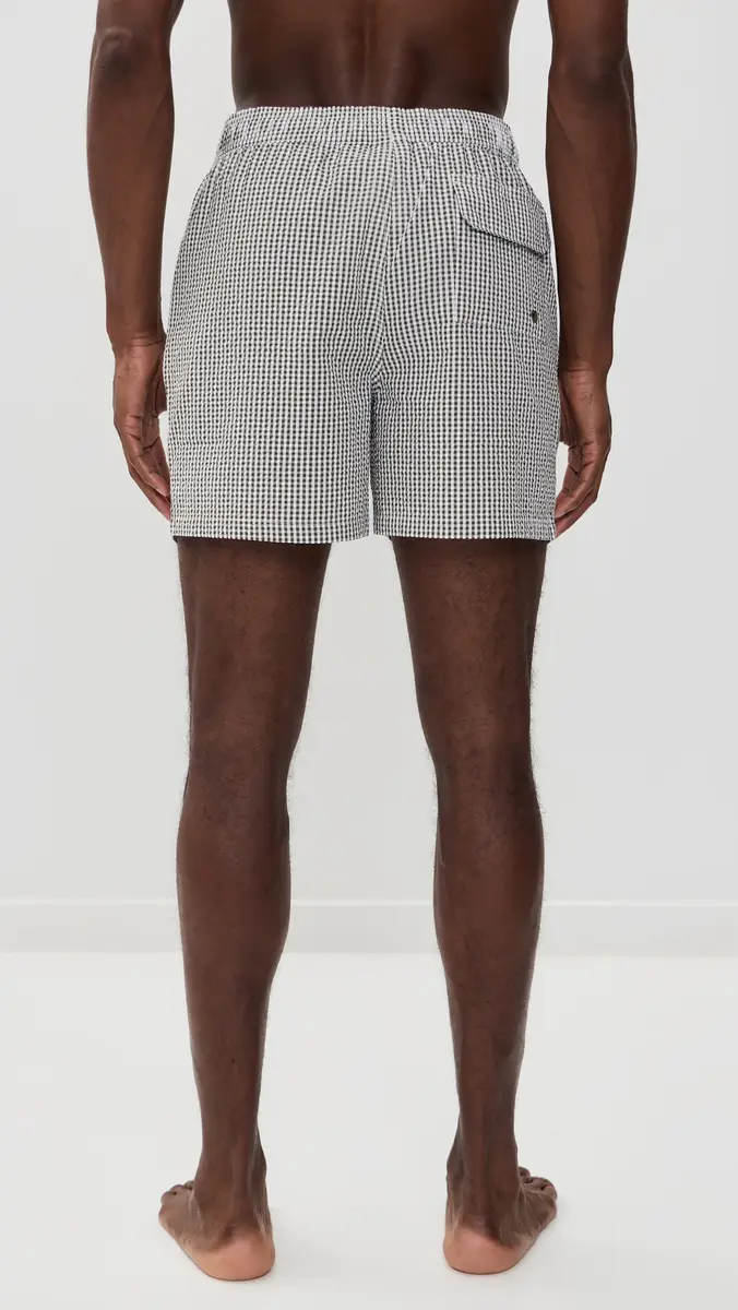 Barbour Gingham Seersucker Swim Shorts 5 | Thumbnail 3 Barbour Gingham Seersucker Swim Shorts 5 | Thumbnail 3