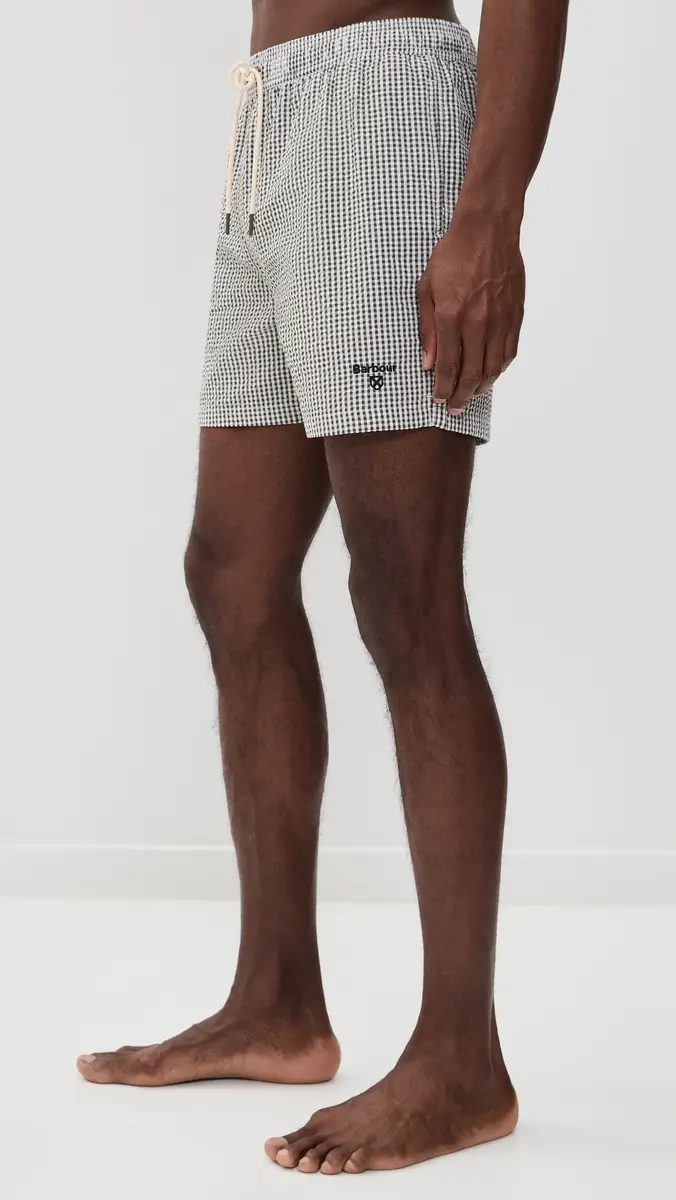 Barbour Gingham Seersucker Swim Shorts 5 | Thumbnail 4 Barbour Gingham Seersucker Swim Shorts 5 | Thumbnail 4