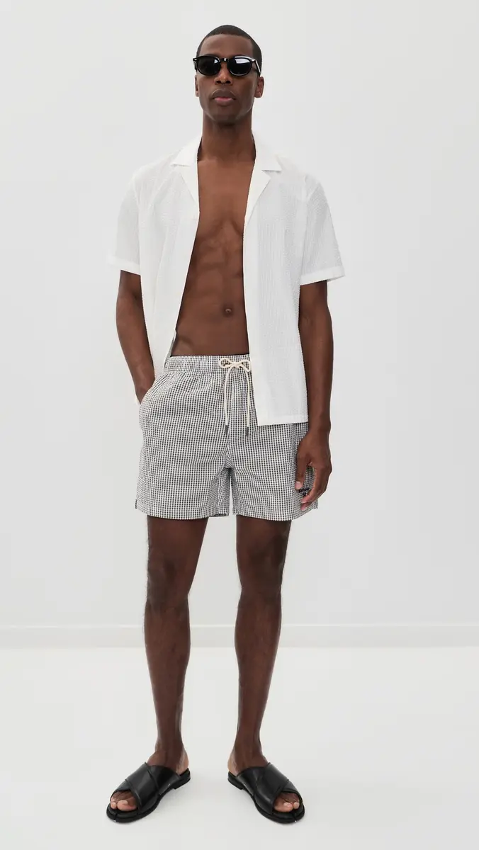 Barbour Gingham Seersucker Swim Shorts 5 | Thumbnail 5 Barbour Gingham Seersucker Swim Shorts 5 | Thumbnail 5